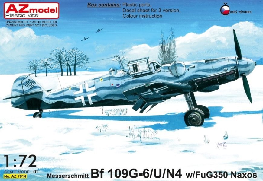 Bf-109 G-6/U4/R6 1/72 AZ model – Postaveno