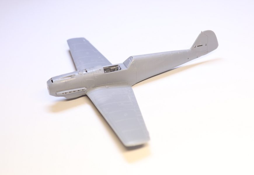 1/72 Bf-109E-3 a E-7/trop AZ model – stavba z krabičky part I.