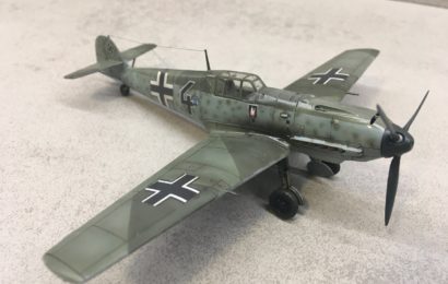 1/72 Bf-109E-4 Nachtjager AZ model -postavil Clive