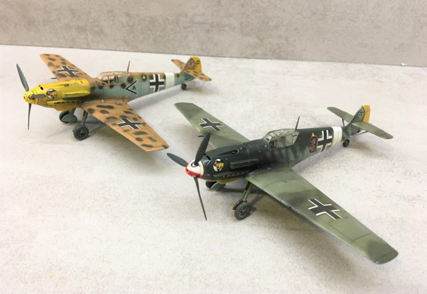 1/72 Bf-109E-7/Trop AZ model – postavil Clive