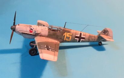 Bf-109E-3 AZ model 1/72 – Postaveno od Laca