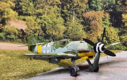 Bf 109K-14 Late canopy, AZmodel 1/72